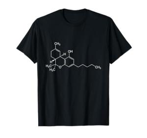 THC Molecule Weed 420 T-Shirt T-Shirt
