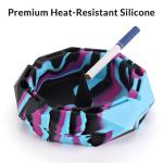 2 Packs Silicone Ashtray (Multicolor)