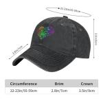 LGBT Weed Leaf Marijuana Heart Baseball Cap Golf Dad Hat Adjustable Original Classic Low Profile Cotton Hat Men Women