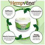 Hempvana Relief Cream 2 Pack with Seed Extract - Relieves Inflammation, Muscle, Joint, Back, Knee, Nerves and Arthritis – Made in USA 4oz Paraben Free, Vegan, Cruelty-Free As Seen On TV