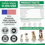 Hemp Calming Chews for Dogs - 240 Treats - Advanced Dog Calming Chews - Anxiety Relief Supplement Treats with Melatonin - Sleep Aid for Separation, Barking, Stress, Hip and Joint Support Made in USA