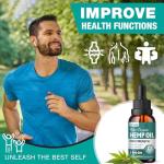 ziehooGe Hemp Oil Organic Extract - Maximum Strength 100% Natural Drops 2 Pack