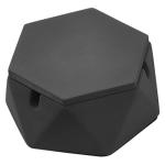 FREELOVE Concrete Ashtray with Lid & Stainless Steel Ashtrays, Cement Ash Tray Smoking Holder Indoor Smokeless Outdoor Windproof Patio Home Office Cool Decor(Dark Grey, Small)