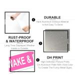 Pink Wake and Bake Sign Funny Blvd Street Signs Room Decor Weed Marijuana Gifts Slim 16 x 4 Inch Aluminum Plaque Wall Art Decor for Home/Farmhouse/Bar/Cafe/Garage, Indoor/Outdoor