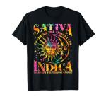 Sativa To Change The Things I Can Indica Cannabis Weed T-Shirt