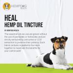 Hemp Dog Health HEAL - Pet Hemp Oil for Dogs - Immune System & Senior Dog Support - Neurological & Adrenal Balance - Daily Wellness Drops