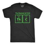 Mens The Element of Chill T Shirt Funny Science THC 420 Marijuana Tee Funny T Shirts Sarcastic Apparel for Men Cool Science Short Sleeve Novelty Tees for Black - XL