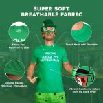 Mens I Prefer The 7 Leaf Clover T Shirt Funny Saint Patricks Day Marijuana Tee Funny T Shirts Saint Patrick's Day Apparel for Men Cool 420 Short Sleeve Green S