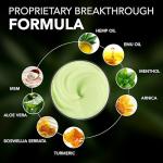 Hemp Cream Maximum Strength - Soothing Relief for Back, Neck, Feet & Nerves, Hands, Muscle and Joint Support - All-Natural Formula - Hemp Oil Gel Rub with MSM - Glucosamine, Turmeric, Arnica - 4 FL OZ