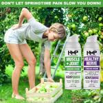 HMP BRANDS Hemp Cream Muscle & Joint Support 2000MG Hemp Discomfort Relief Formula w Menthol Ideal for Knee Muscle Joint Back Shoulder Elbow Maximum Joint Support, Natural Formula Made in USA 2.1oz