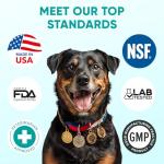 Hemp Calming Chews for Dogs - Dog Calming Chews for Anxiety Relief, Stress, Separation, Fireworks, Thunder, Travel, Vet Visits - USA Product - 120 Soft Treats with Melatonin, Chamomile, Passion Flower