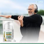 Hemp Cream by Eclipse - Help Support Relieve Discomfort in Knees, Joints, and Lower Back - Natural Hemp Extract Cream - Made in USA - 2 Pack