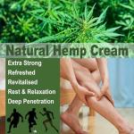 Hemp Cream with Hemp Seed Oil,Soothing & Cooling Moisturizer Gel for Dry Skin on Neck,Shoulders,Back & Knees,Non-Greasy Intensive Body Lotion & Fast-Absorbing Hand Cream for Women & Men 10.56 oz