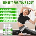 Hemp Cream with Hemp Seed Oil,Soothing & Cooling Moisturizer Gel for Dry Skin on Neck,Shoulders,Back & Knees,Non-Greasy Intensive Body Lotion & Fast-Absorbing Hand Cream for Women & Men 10.56 oz