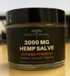 Medical Miracles Hemp 3000 Mg Extreme Strength Hemp Salve : Ideal for Hips, Joints, Neck, Back, Elbows, Fingers, Hands, and Knees Made in USA