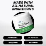 Medical Miracles Hemp Relief Cream - Ideal Relief for Muscles, HIPS, Joints, Neck, Back, Elbows, Fingers, Hands, Knees (6000mg) New 4 OZ Size.