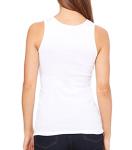 Women's White Weed Marijuana Leaf Cannabis 420 Juniors Tank Top (Black, Large)