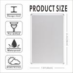 Funny Weed Tin Sign Wall Decor - 12x8 Inch Metal Retro Marijuana Wall Art for Smoke Room, Man Cave, Lounge, Gift for Stoners and 420 Lovers