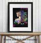 Dope Posters Wall Art & Decor - 8x10 Boho Wall Decor - Bohemian Wall Art - Hippie Room Decor - Trippy Decor - Smoking Marijuana Gifts for Women - Blunt Stoner Pothead Gifts - Cannabis Weed Picture