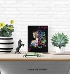 Dope Posters Wall Art & Decor - 8x10 Boho Wall Decor - Bohemian Wall Art - Hippie Room Decor - Trippy Decor - Smoking Marijuana Gifts for Women - Blunt Stoner Pothead Gifts - Cannabis Weed Picture