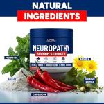 Neuropathy Cream - Maximum Strength - Arnica, MSM, Hemp Seed Oil, Ginkgo Biloba, Capsaicin - Non-Greasy with Cooling Effect - Value Pack - Natural Ingredients - Formulated in USA
