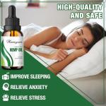 (2-Pack) Hemp Oil Drops High Potency - for Sleep,Pain,Anxiety Relax Maximum Strength Natural Hemp Oil - Organic Hemp Oils Extract Relief Good Mood