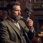 Scotte Classic Pipe Set, 2 PCS Potable Pipe with Pipe Screen, Clean Brush, 3 IN 1 Scraper Tool, Mini Pipe and Pipe Accessories Kit for Pipe Beginners and Lovers