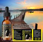 Buster's Organic Hemp Oil 530,000 4Pack-4month Supply for Dogs & Cats Made in USA - Omega Rich 3, 6 & 9 - Hip & Joint Health, Natural Relief, Calming Drops