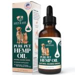 Pure Pet Hemp Oil By Lucy and Lily| Helps with Anxiety, Pain, Stress, Sleep, Seizures, Skin & Coat Health| Calming Drops for Cats & Dogs| 100% Natural 1-Ingredient Liquid Hemp Oil| 2 Pack