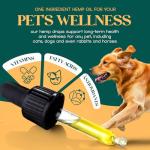 Pure Pet Hemp Oil By Lucy and Lily| Helps with Anxiety, Pain, Stress, Sleep, Seizures, Skin & Coat Health| Calming Drops for Cats & Dogs| 100% Natural 1-Ingredient Liquid Hemp Oil| 2 Pack