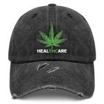 Plant Manager Marijuana Hat for Mens Classic Washed Distressed Baseball Cap