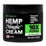 Magic Hemp Cream with Hemp Oil, Turmeric, Arnica & Menthol – Botanical Cream with a Cooling Sensation for Localized Application (4oz)