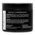 Magic Hemp Cream with Hemp Oil, Turmeric, Arnica & Menthol – Botanical Cream with a Cooling Sensation for Localized Application (4oz)