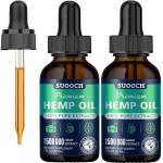 2 Pack Неmр Oil Drops for Pain Relief,Anxiety,Skin - High Potency Strength Organic Hemp Tincture - Natural Неmр Oils Extract-Неmр Supplements Vegan, Non-GMO