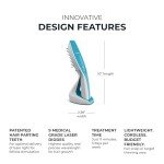 Hairmax Ultima 9 Classic LaserComb -(FDA Cleared) Laser Hair Regrowth Treatment Device for Men & Women - Reverses Thinning Hair Loss - Red Light Therapy to Stimulate Hair Growth - Cordless Design