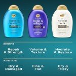 OGX Thick & Full + Biotin & Collagen Volumizing Conditioner, Nutrient-Infused Conditioner with Vitamin B7 Biotin Gives Hair Volume & Body for 72+ Hours, Sulfate-Free Surfactants, 13 fl. Oz