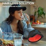 Laser Hair Growth Cap,Laser Therapy Cap Hair Growth Device Cap for Hair Loss Hair Loss Treatments for Men & Women Red Light Therapy Cap