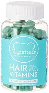 Sugarbear Hair Vitamin Gummy 2 Month Supply Extra Strength Biotin 6000mcg, Growth for Men & Women, Vegan Vitamin B12, MSM, Inositol, Omega 3, Elderberry, Certified Kosher, Halal, Cruelty-Free