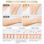 IPL Laser Hair Removal Device Permanent Painless Remover Reduction in Hair Regrowth for Women and Man At Home Whole Body Legs Arms Face Bikini Line