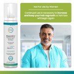 C’rcle Men's Minoxidil 5% Foam - 3 Month Supply - Helps Restore Vertex Hair Loss & Thinning Hair - Extra Strength Supports Hair Regrowth for Men, Unscented Hair Loss Foam Treatments