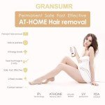 IPL Laser Hair Removal Device Permanent Painless Remover Reduction in Hair Regrowth for Women and Man At Home Whole Body Legs Arms Face Bikini Line