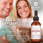 NutraM™ Hair Serum – Dermatologist Tested, Approved* by American Hair Loss Association | Scalp DHT Blocker for Thinning Hair Men and Women, Backed by 20 Years of Hair Regrowth Clinic Experience