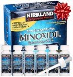 Minoxidil Liquid Extra Strength Hair Regrowth Treatment for Men, 5% Topical Solution, 6 Months Supply - Dropper Applicator and Bonus Free Instructional Guide Included