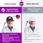InStyle-Egg 272 Pro Max Laser Cap for Hair Regrowth | FDA Cleared Laser Hair Growth Device | Red Light Therapy, Hair Loss Treatment for Men and Women.