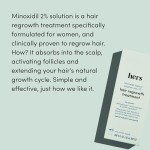 hers Topical Minoxidil Solution, 2% - Hair Growth Treatment for Women - Clinically Proven to Reduce Hair Loss in 3-6 Months - Unscented, 2 Pack