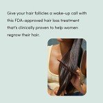 hers Topical Minoxidil Solution, 2% - Hair Growth Treatment for Women - Clinically Proven to Reduce Hair Loss in 3-6 Months - Unscented, 2 Pack