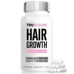 St. Tropica Tru Bloom Hair Growth Vitamins - 2 Month Supply. Clinically Proven for Fuller, Thicker Hair. Natural & Drug-Free. Ultimate Hair Vitamins for Proven Results