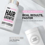 St. Tropica Tru Bloom Hair Growth Vitamins - 2 Month Supply. Clinically Proven for Fuller, Thicker Hair. Natural & Drug-Free. Ultimate Hair Vitamins for Proven Results