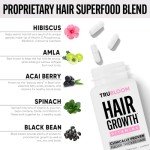 St. Tropica Tru Bloom Hair Growth Vitamins - 2 Month Supply. Clinically Proven for Fuller, Thicker Hair. Natural & Drug-Free. Ultimate Hair Vitamins for Proven Results