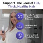 Shapiro MD Hair Growth Experts Minoxidil 2% Topical Solution for Women, Serum Promotes Hair Regrowth by Reactivating Hair Follicles (1 Month)